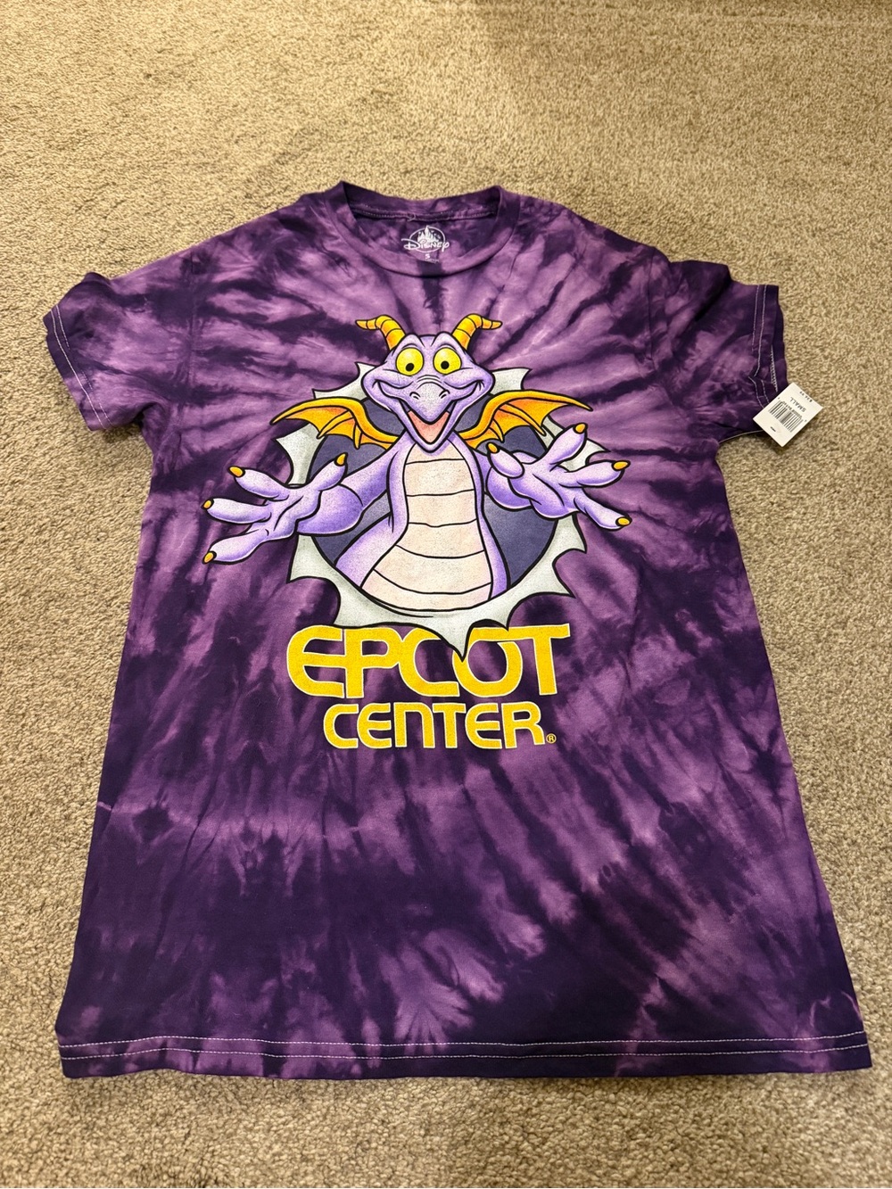 NWT Walt Disney World Figment Tie Dye Tshirt